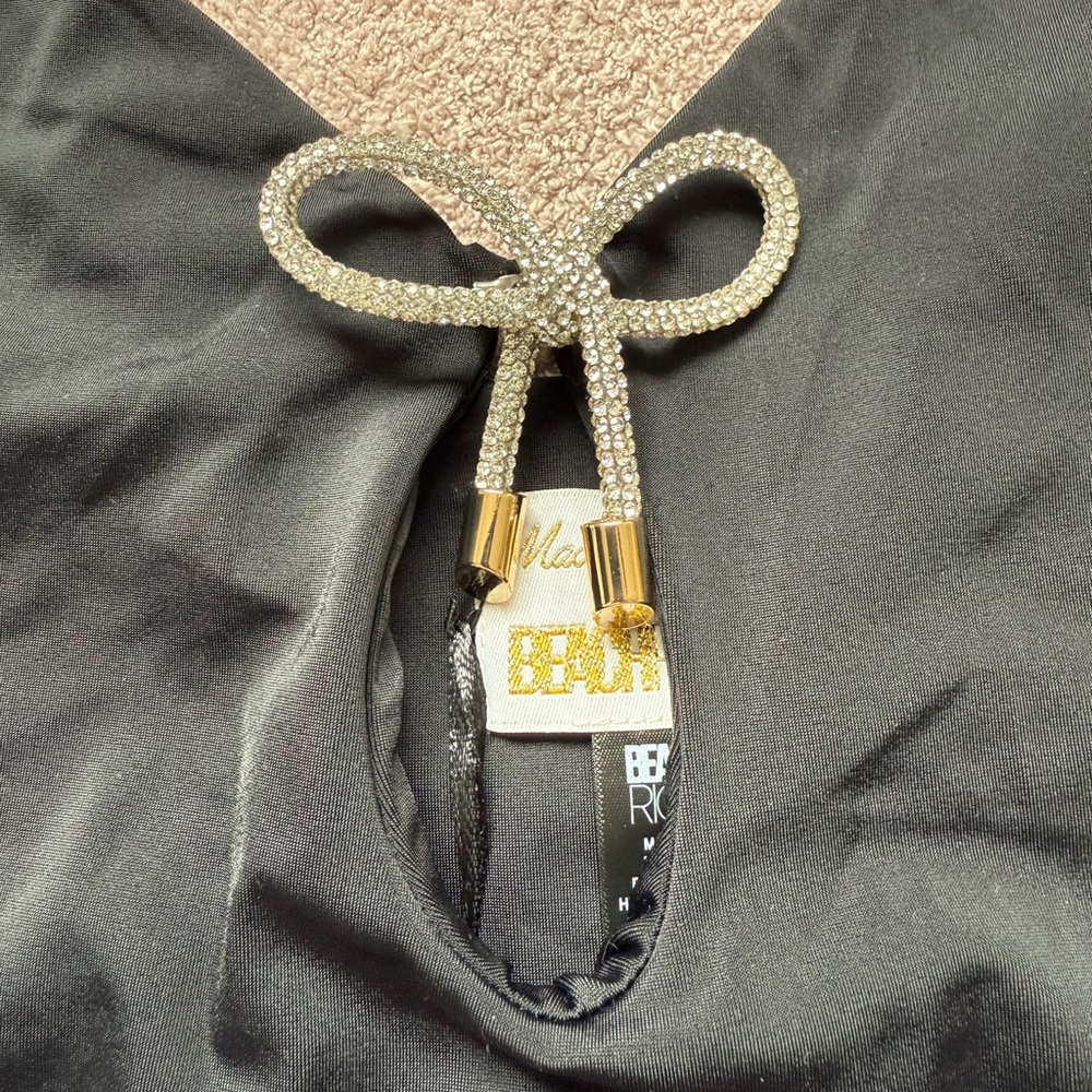 Beach Riot X Madison LeCroy - Black - ONE-PIECE PRISCILLA - NWT - Picture 3 of 7